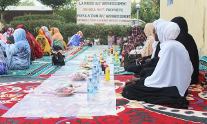 Iftar collectif dans le 2e arrondissement de N’Djamena