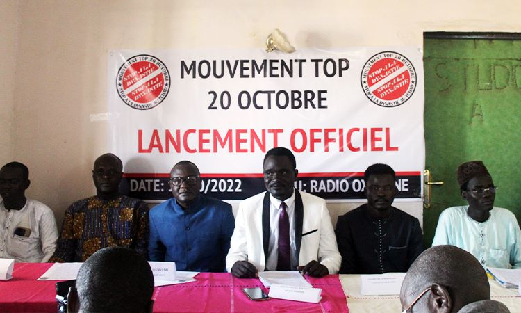 MCT 20 Octobre appelle les Tchadiens à manifester