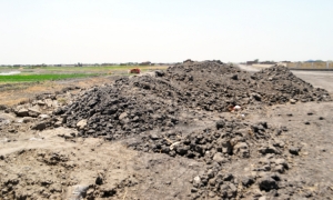 La reconstruction de la digue de Walia à l’arrêt